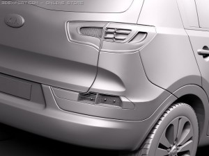 Kia Sportage 2011 Model 3D