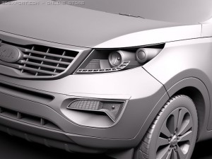 Kia Sportage 2011 Model 3D