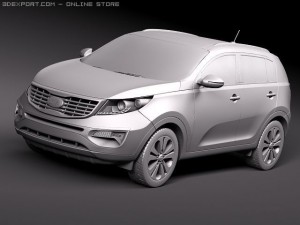 Kia Sportage 2011 Model 3D