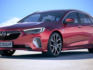Opel Insignia GSI Sport Tourer 2019 3D-Modell