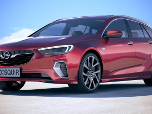 Opel Insignia GSI Sport Tourer 2019 3D Model