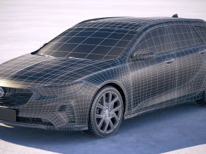 Opel Insignia GSI Sport Tourer 2019 3D Model