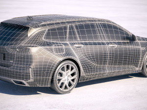 Opel Insignia GSI Sport Tourer 2019 3D-Modell
