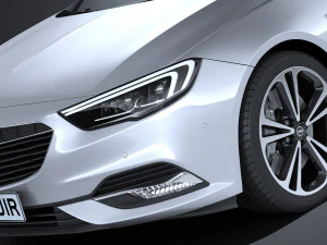 Opel Insignia Grand Sport 2017 3D Model