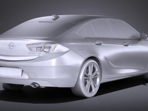 Opel Insignia Grand Sport 2017 3D Model
