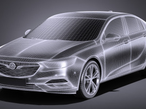 Opel Insignia Grand Sport 2017 Model 3D