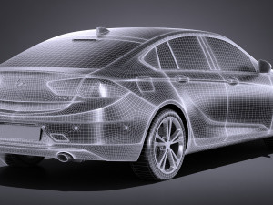Opel Insignia Grand Sport 2017 Model 3D