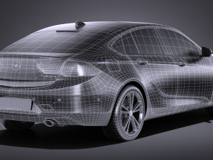 Opel Insignia Grand Sport 2017 Model 3D