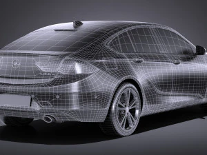 Opel Insignia Grand Sport 2017 3D Model