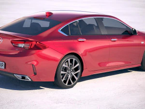 Opel Insignia GSI 2018 3D Model