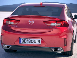 Opel Insignia GSI 2018 3D Model