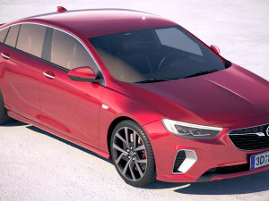 Opel Insignia GSI 2018 3D Model