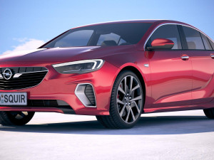 Opel Insignia GSI 2018 3D 모델