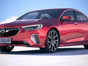 Opel Insignia GSI 2018 3D Model