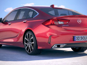 Opel Insignia GSI 2018 3D Model