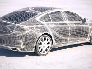 Opel Insignia GSI 2018 3D Model
