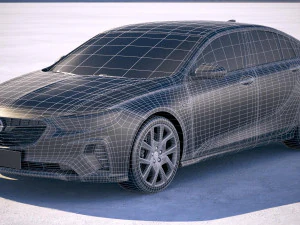 Opel Insignia GSI 2018 3D Model