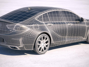 Opel Insignia GSI 2018 3D 모델