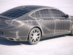 Opel Insignia GSI 2018 3D Model