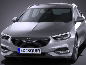 Opel Insignia Sports Tourer 2017 Modelo 3D