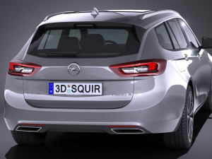 Opel Insignia Sports Tourer 2017 Modelo 3D
