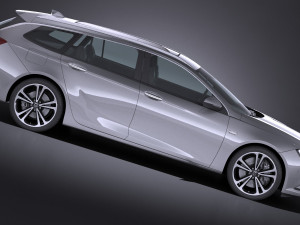 Opel Insignia Sports Tourer 2017 Modelo 3D