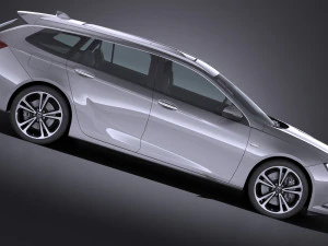 Opel Insignia Sport Tourer 2017 Modello 3D