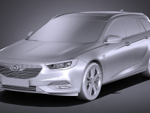 Opel Insignia Sports Tourer 2017 Modelo 3D