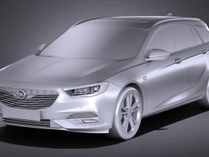Opel Insignia Sport Tourer 2017 Modello 3D