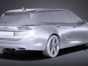 Opel Insignia Sports Tourer 2017 Modelo 3D