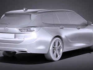 Opel Insignia Sport Tourer 2017 Modello 3D