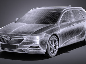 Opel Insignia Sports Tourer 2017 Modelo 3D