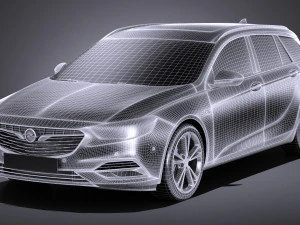Opel Insignia Sport Tourer 2017 Modello 3D