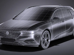 Opel Insignia Sport Tourer 2017 Modello 3D