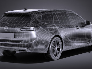 Opel Insignia Sports Tourer 2017 Modelo 3D