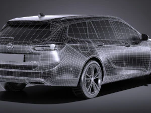 Opel Insignia Sport Tourer 2017 Modello 3D