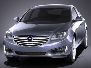 Opel Insignia Sedan 2015 vray 3D Модель