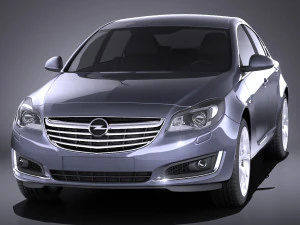 Opel Insignia Sedan 2015 vray 3D Model