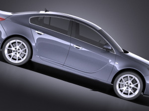 Opel Insignia Sedan 2015 vray 3D Модель