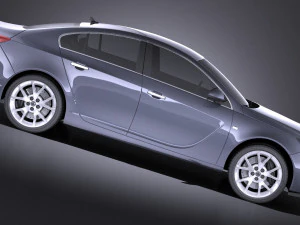 Opel Insignia Sedan 2015 vray 3D Model