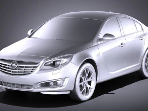 Opel Insignia Sedan 2015 vray 3D Model