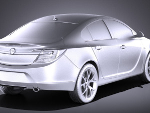 Opel Insignia Sedan 2015 vray 3D Модель