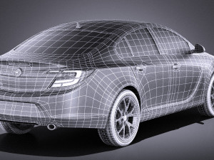 Opel Insignia Sedan 2015 vray 3D Модель