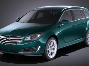 Opel Insignia Sports Tourer 2015 vray 3D Modell