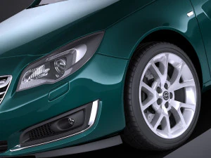 Opel Insignia Sports Tourer 2015 vray 3D Modell