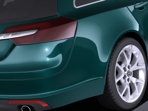 Opel Insignia Sports Tourer 2015 vray Model 3D