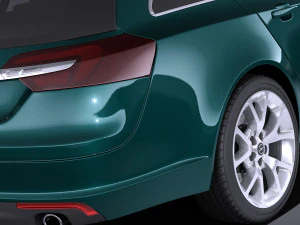 Opel Insignia Sports Tourer 2015 vray 3D Modell