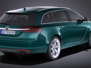 Opel Insignia Sports Tourer 2015 vray 3D Modell