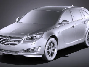 Opel Insignia Sports Tourer 2015 vray 3D Modell
