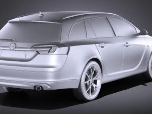 Opel Insignia Sports Tourer 2015 vray 3D Modell
